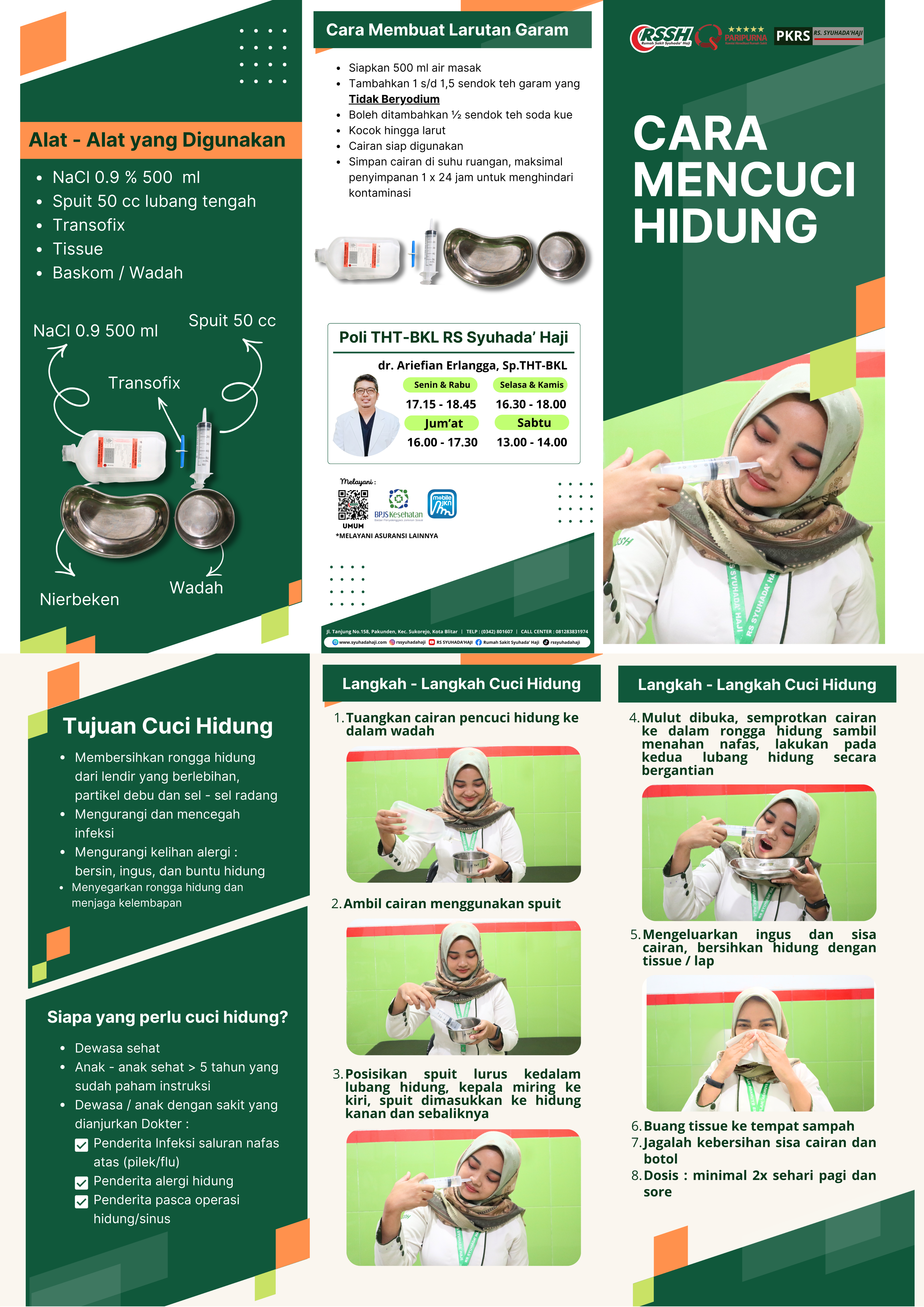 Tutorial Mencuci Hidung Oleh dr. Ariefian Erlangga, Sp.THT-BKL
