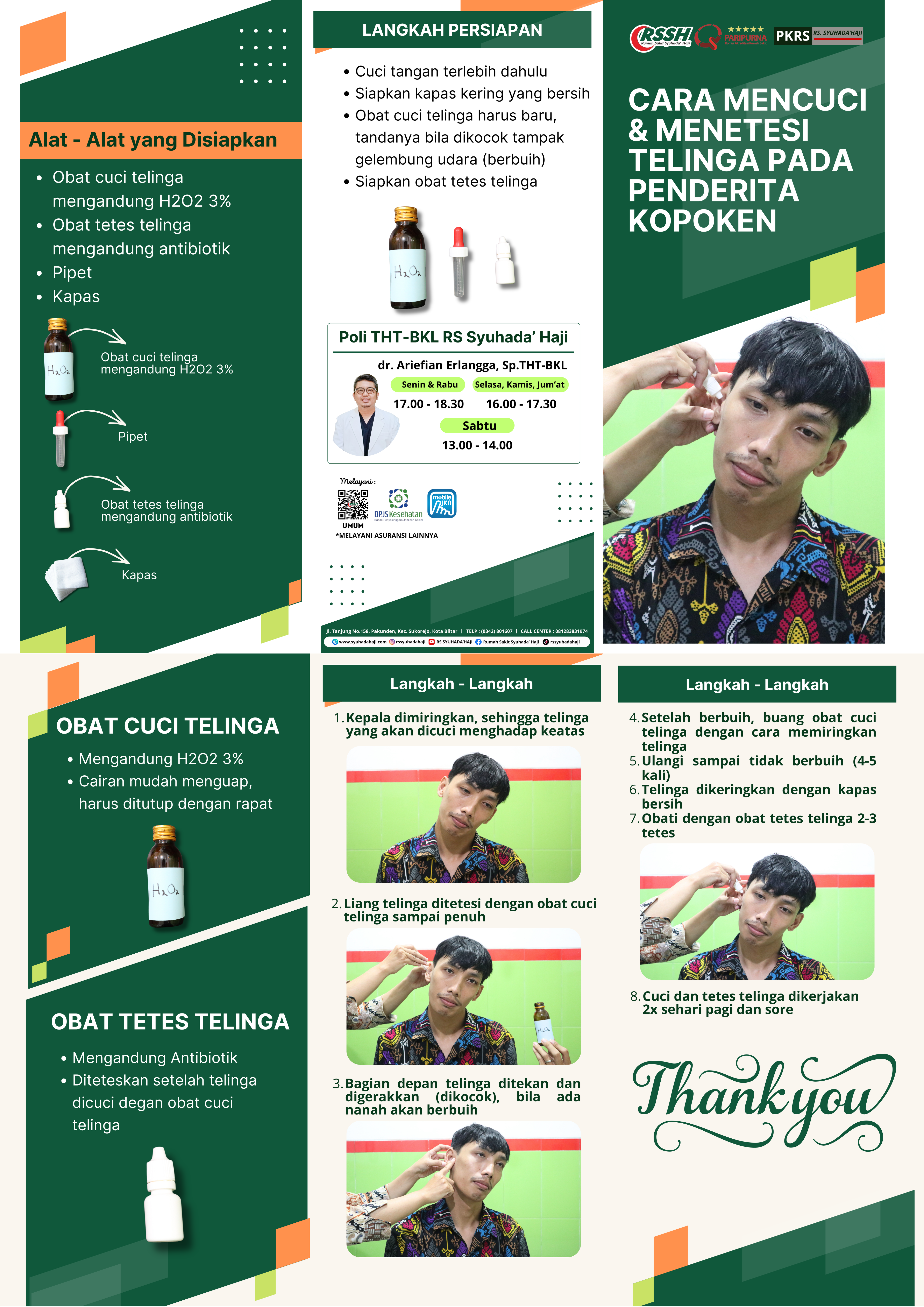 Tutorial Mencuci & Menetesi Telinga Oleh dr. Ariefian Erlangga, Sp.THT-BKL